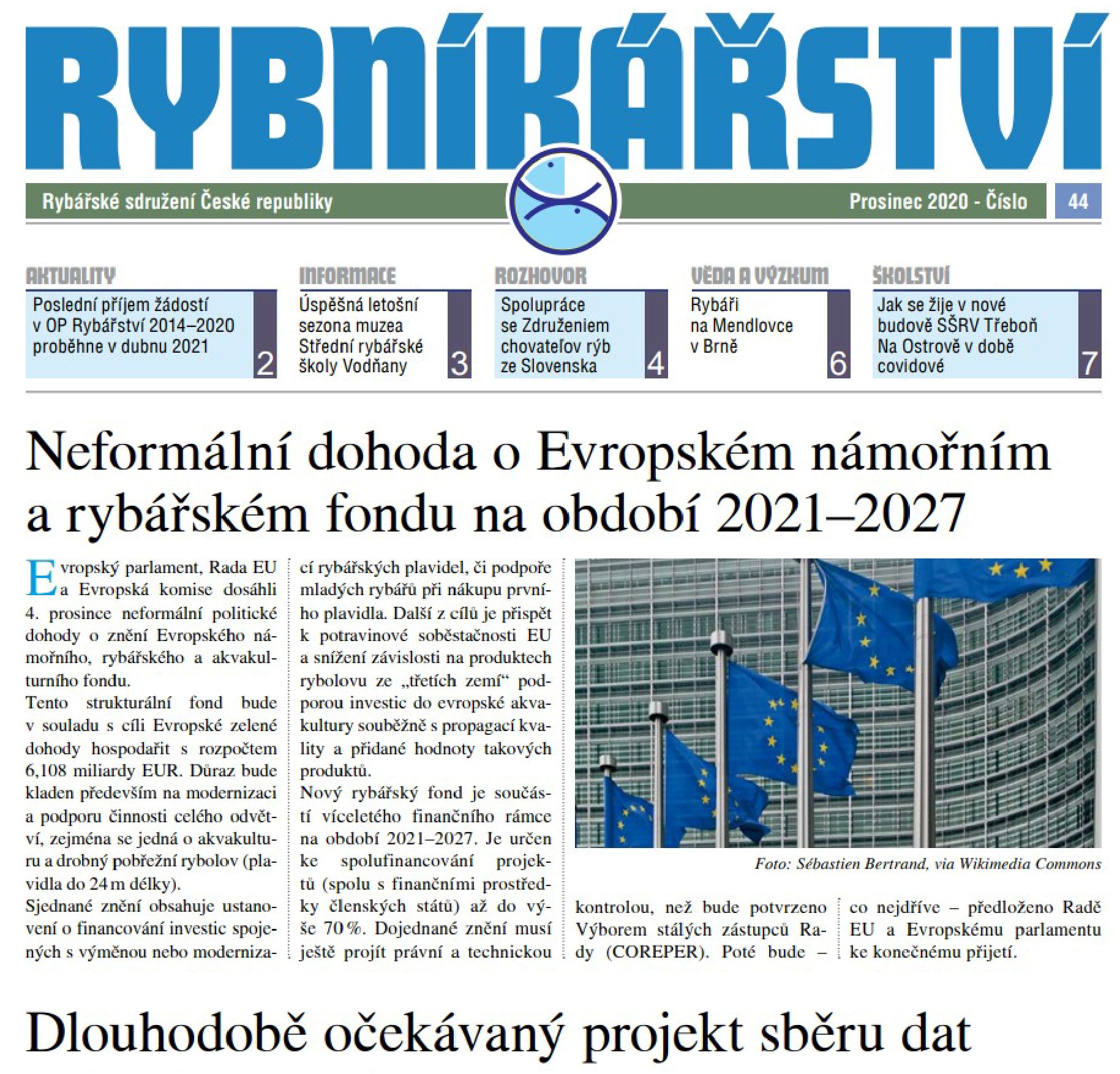 Rybníkářství 44. číslo prosinec 2020